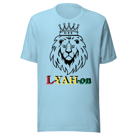 Camiseta clásica roja/amarilla/verde L-YAH-on
