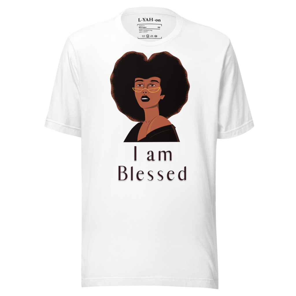 L-YAH-on "Estoy bendecido" Estilo de camiseta #4