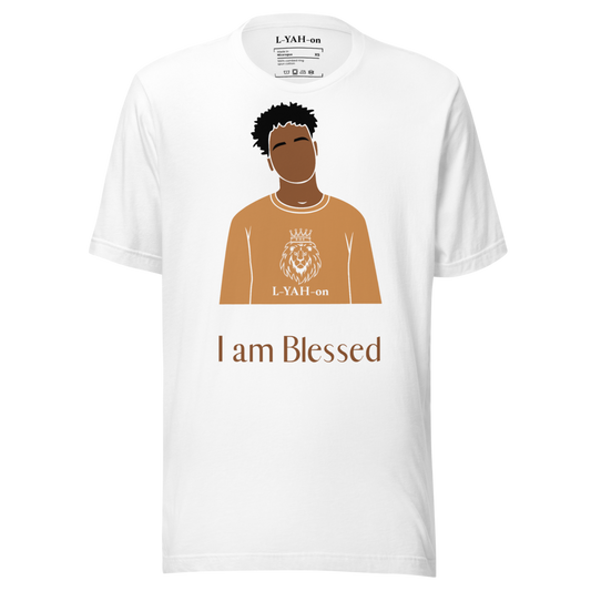 L-YAH-on "I am Blessed" T-Shirt Style #5 for Men