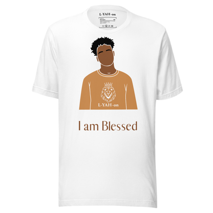L-YAH-on "I am Blessed" Estilo de camiseta #5 para hombres