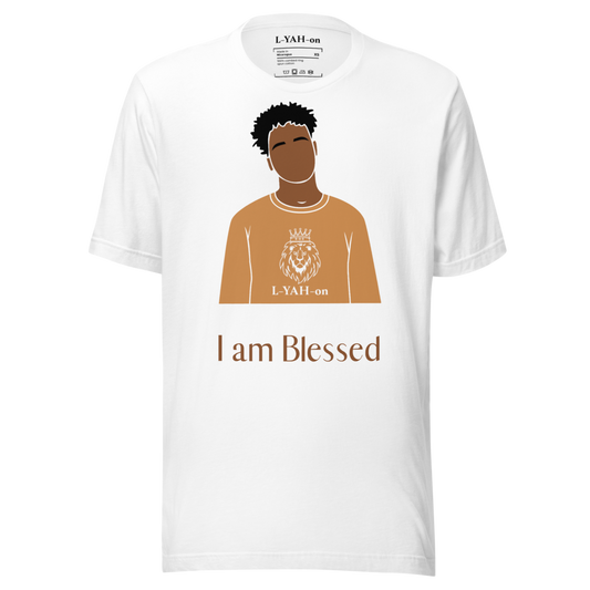L-YAH-on "I am Blessed" Estilo de camiseta #5 para hombres