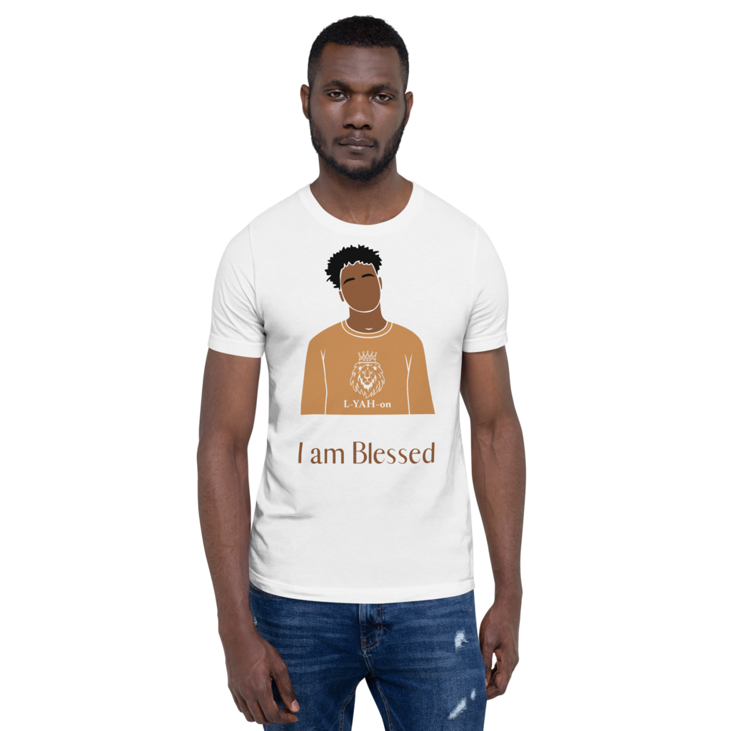 L-YAH-on "I am Blessed" Estilo de camiseta #5 para hombres
