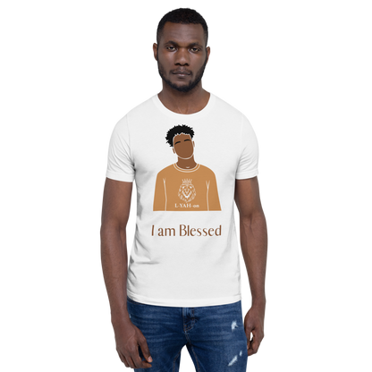 L-YAH-on "I am Blessed" Estilo de camiseta #5 para hombres