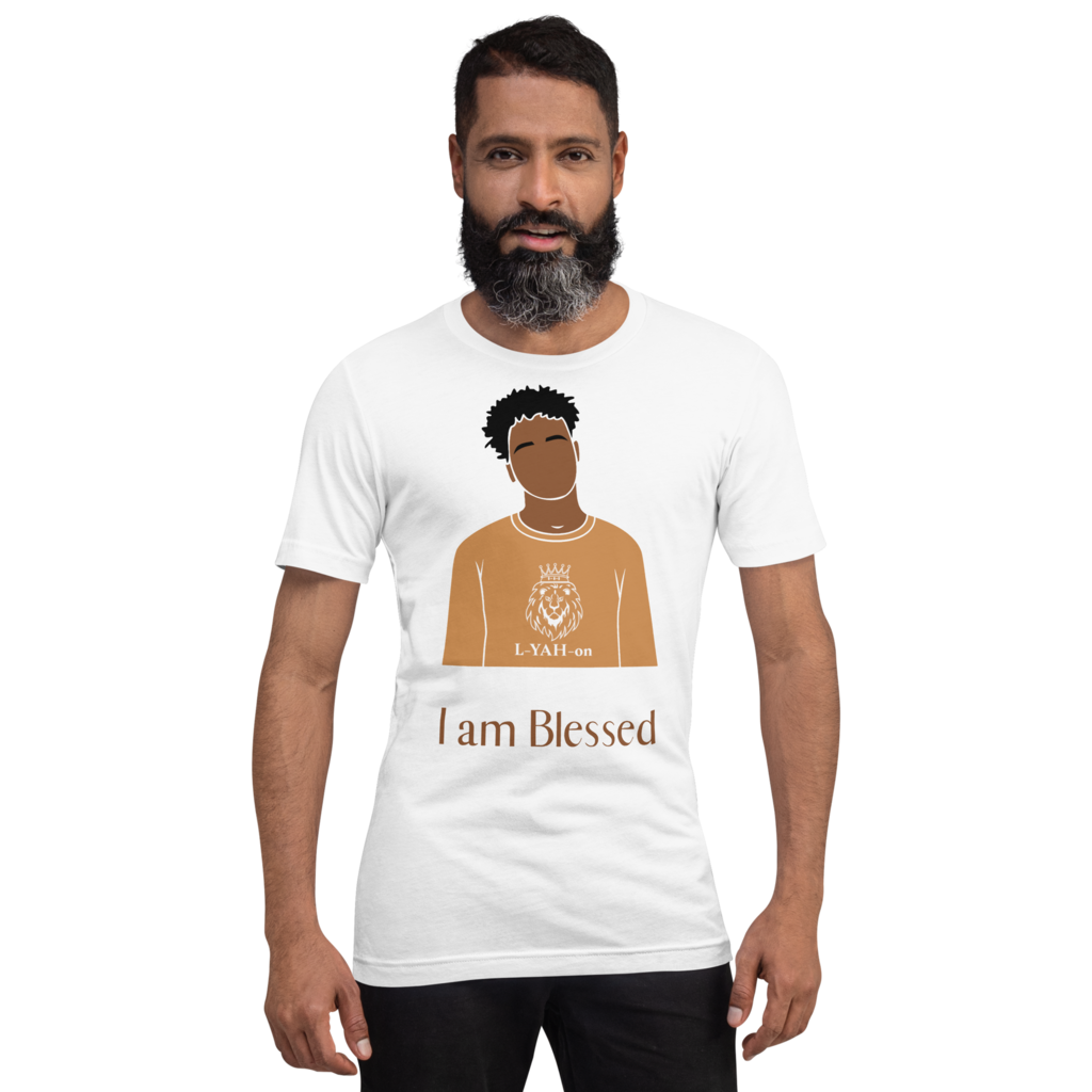 L-YAH-on "I am Blessed" Estilo de camiseta #5 para hombres