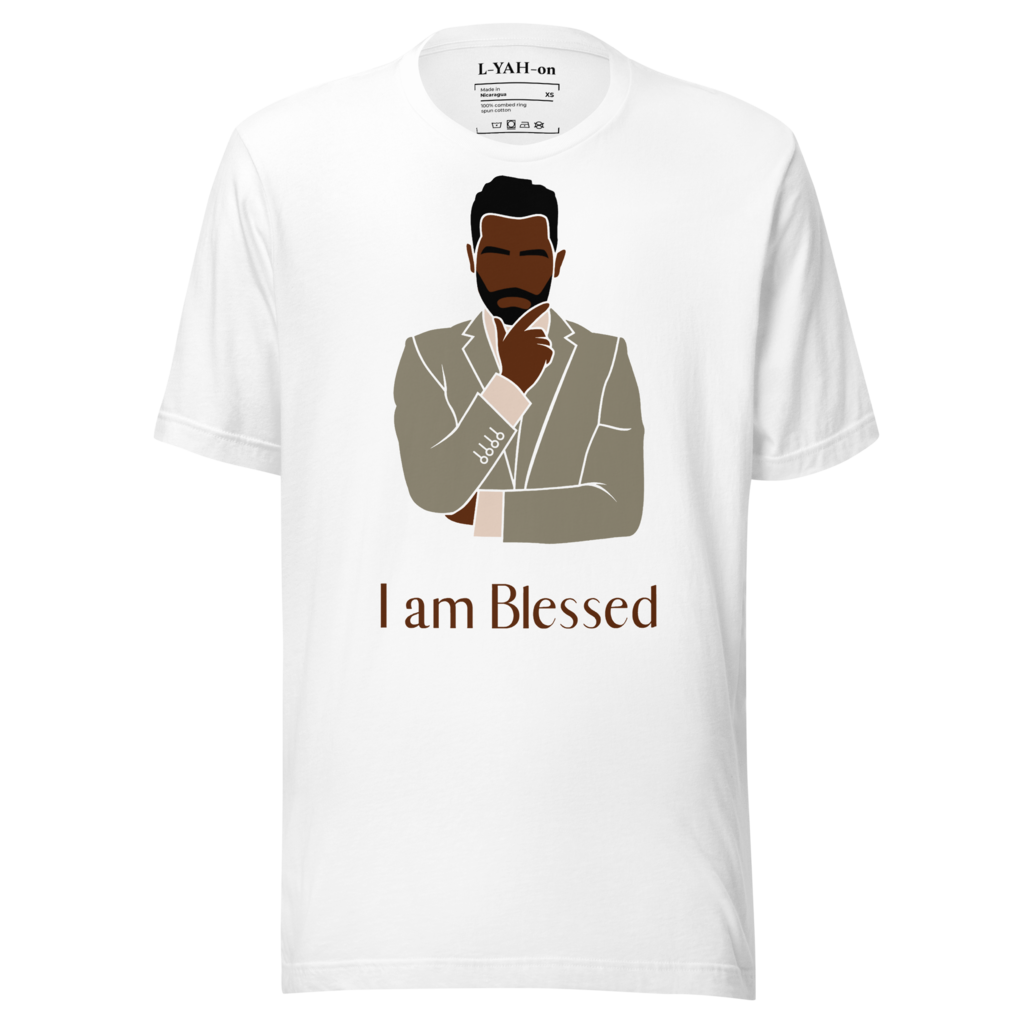 L-YAH-on "I am Blessed" Estilo de camiseta #4 para hombres