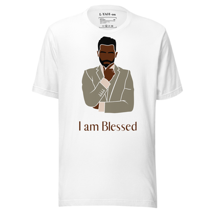L-YAH-on "I am Blessed" Estilo de camiseta #4 para hombres