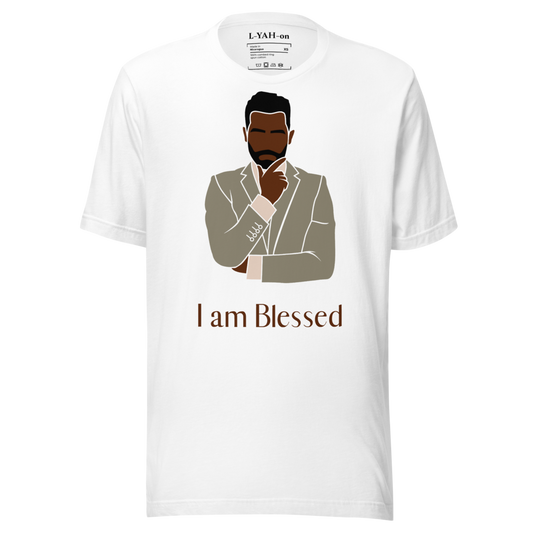 L-YAH-on "I am Blessed" Estilo de camiseta #4 para hombres