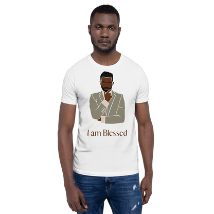 L-YAH-on "I am Blessed" T-Shirt Style #4 for Men