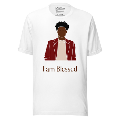 L-YAH-on "I am Blessed" Estilo de camiseta #3 para hombres