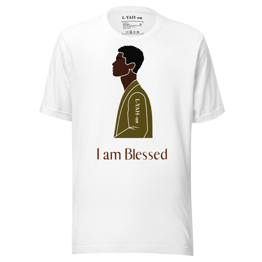 L-YAH-on "I am Blessed" Estilo de camiseta #2 para hombres