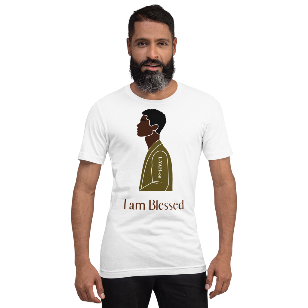 L-YAH-on "I am Blessed" Estilo de camiseta #2 para hombres