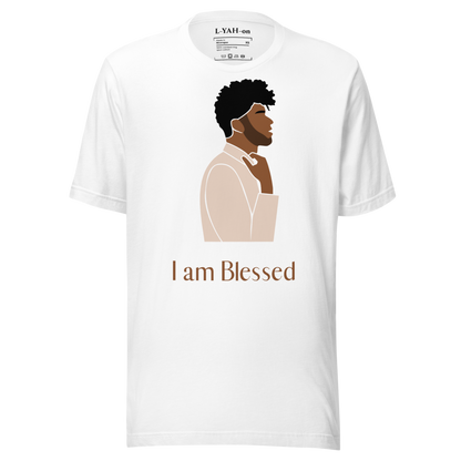 L-YAH-on "I am Blessed" Estilo de camiseta #1 para hombres