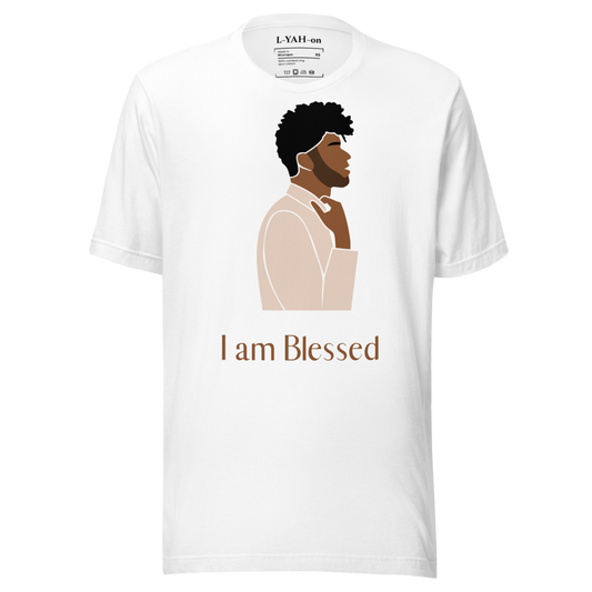 L-YAH-on "I am Blessed" Estilo de camiseta #1 para hombres