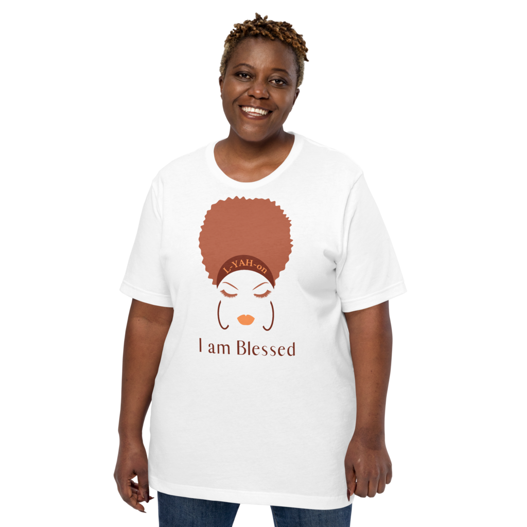 L-YAH-on "I am Blessed" T-Shirt Style #1