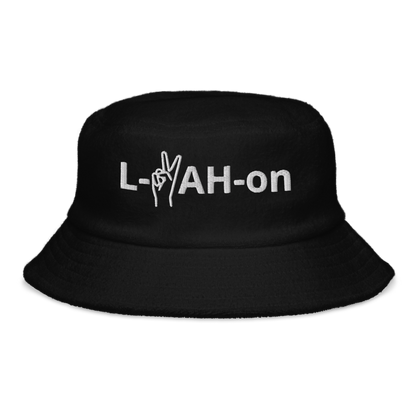 L-YAH-on & Peace Terry Cloth Bucket Hat