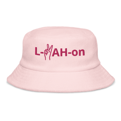 L-YAH-on & Peace Terry Cloth Bucket Hat