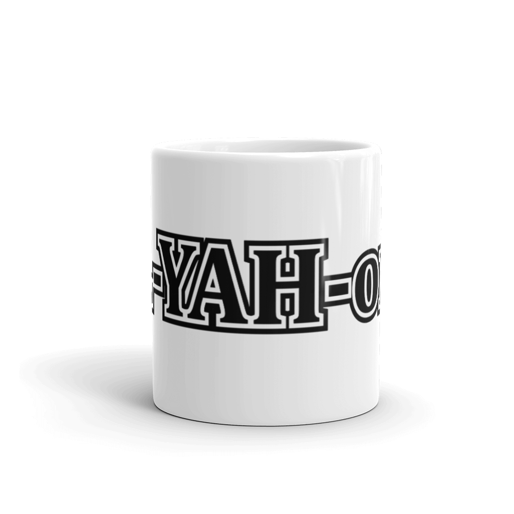 Mug brillant blanc L-YAH-on