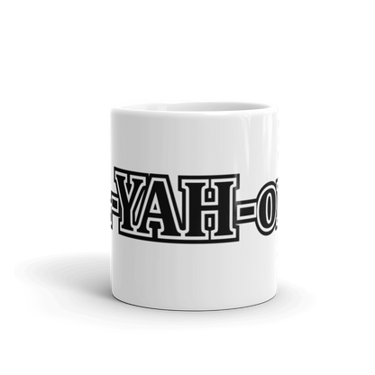 Mug brillant blanc L-YAH-on