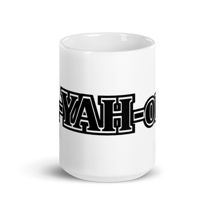 Mug brillant blanc L-YAH-on
