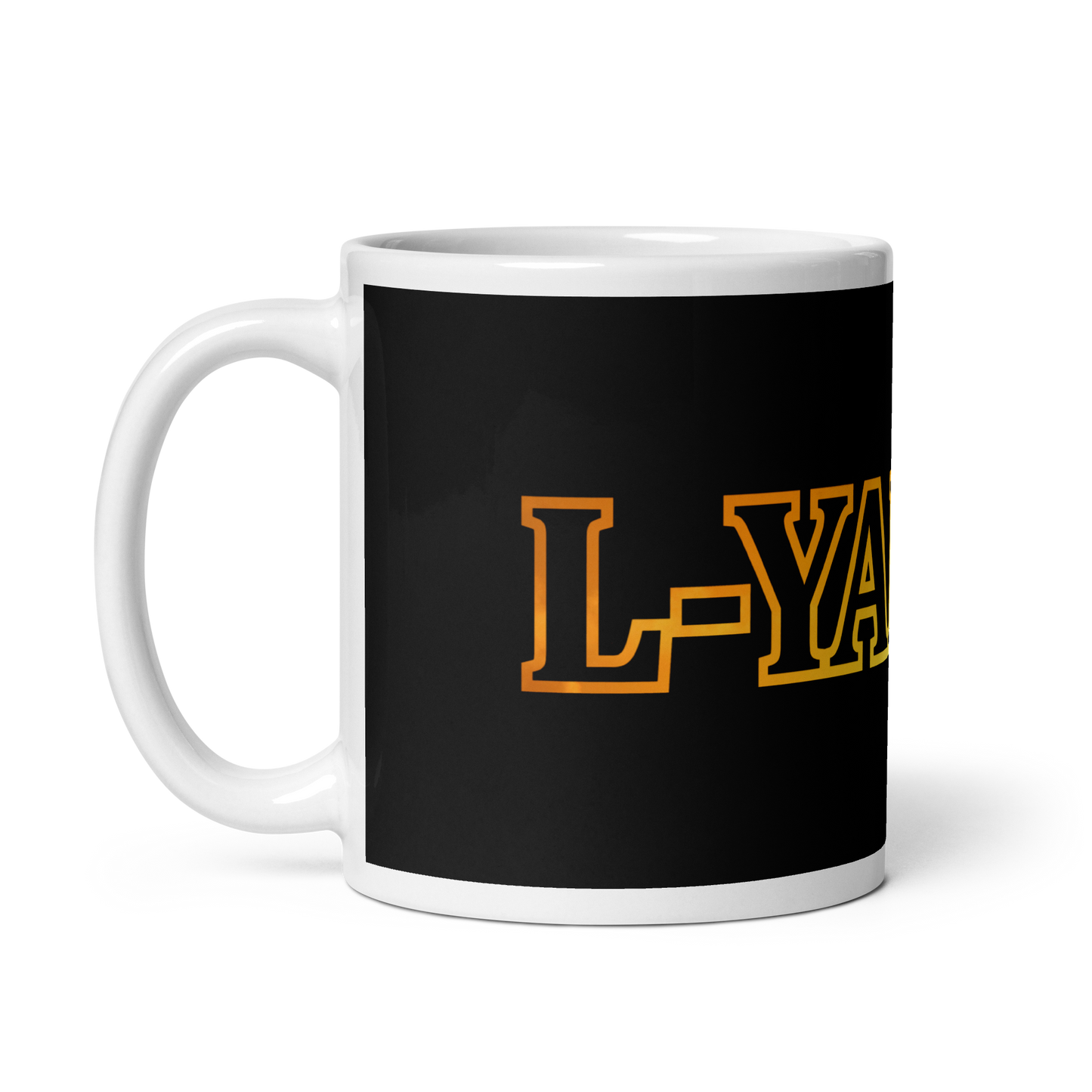 Taza L-YAH-on Negro Brillante